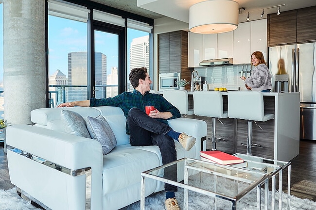 Chic living spaces at One Cardinal Way. - One Cardinal Way