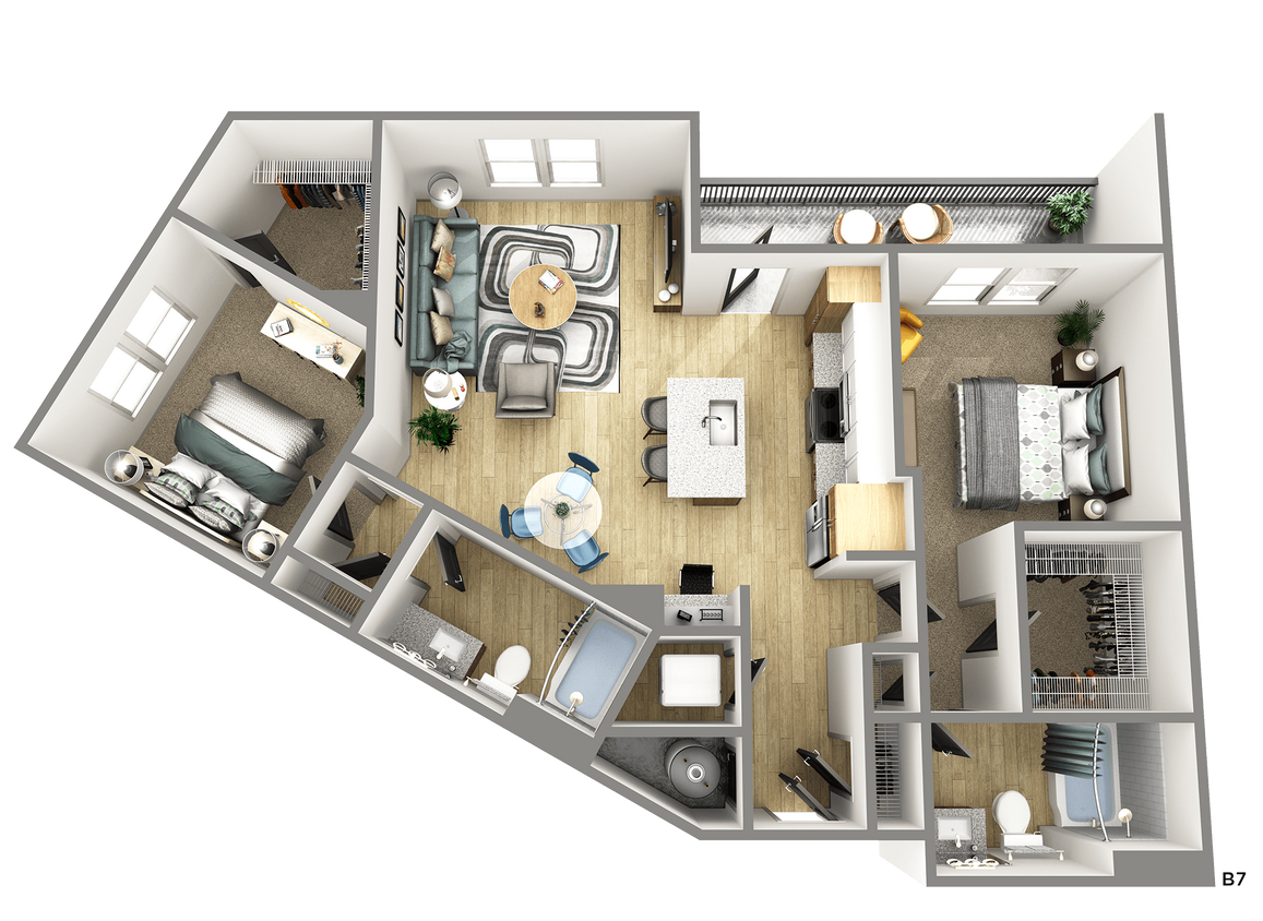 Floor Plan - Walnut 