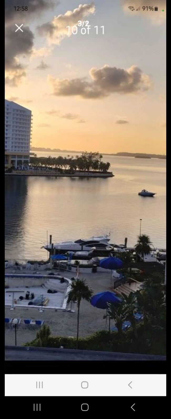 VIEW FROM BEDROOM - 801 Brickell Bay Dr Unit BRICKELL BAYVIEW