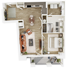 A3 ADA floor plan The Seventeen Hundred on East