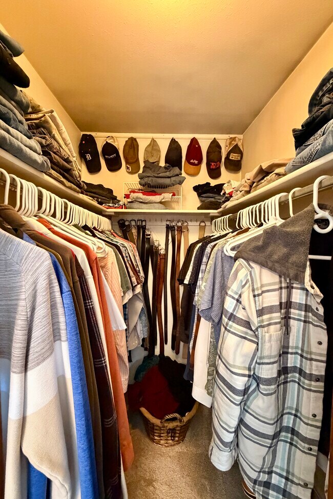 Walk-in Closet (clothes not staying)