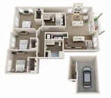 Floor Plan F | High Bluff Townhomes | Apartments in Grafton, WI