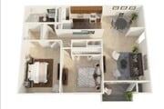 2Bdrm Traditional 1Bath - 974Sqft