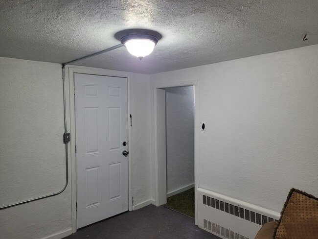 Front door and living room - 481 S 100 E Unit In-law/Basement apartment