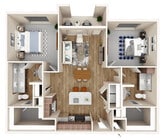 Plano de planta B3 de Ascend en McKinney North