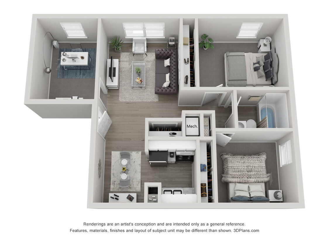 Floor Plan - Mimosa Standard - Call For Availability