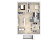 2 habitaciones 2 baños