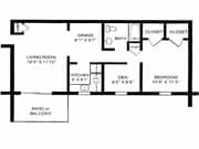 1BR/1BA