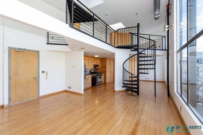 Photo - Mission District: Top Floor Loft w/ Roof Deck, Parking & W/D in unit Unit 301