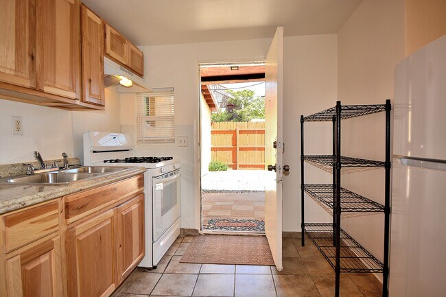 Backyard off kitchen - 1853 Mann St Unit #3