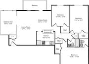 3BR/2BA