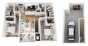 Floor Plan 2E | Seasons at Spring Street | Apartments in Mount Pleasant, WI