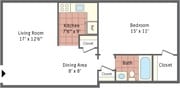 1BR/1BA