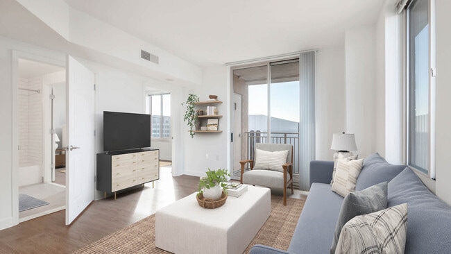 Living Room with Hard Surface Flooring