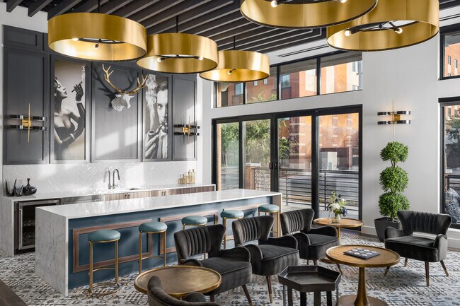 Resident Lounge | Bar with Hightop and Bistro Seating