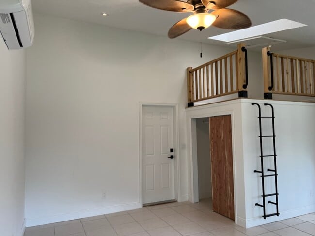 The loft and closet