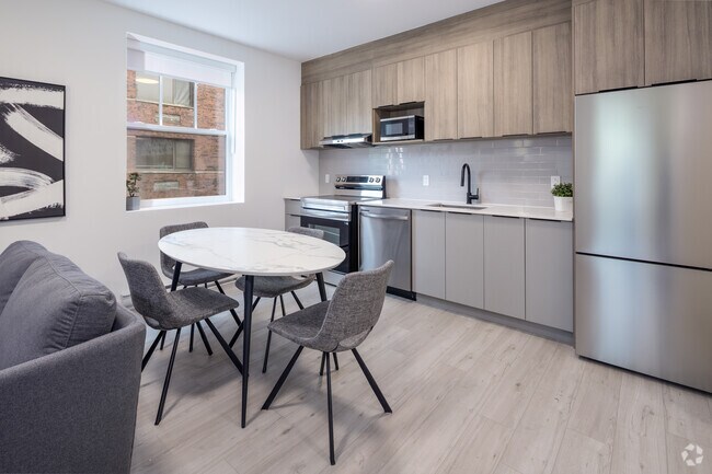 1BR,1BA - 577SF - Kitchen - 9T3 Apartments