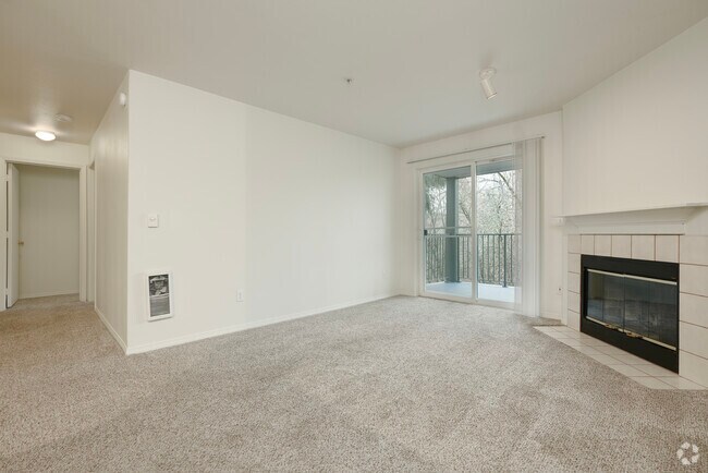 2BR , 1BA - 855SF - Sala de estar