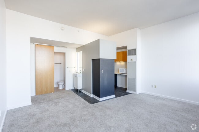 Estudio - 436SF - Sala de estar - The Fleming Building