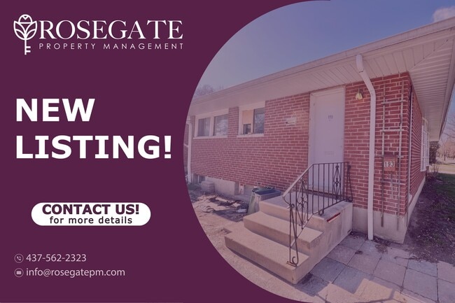 Bright 2-Bedroom Multiplex Unit with Parking in London! - Bright 2-Bedroom Multiplex Unit with Parking in London! Unit 1