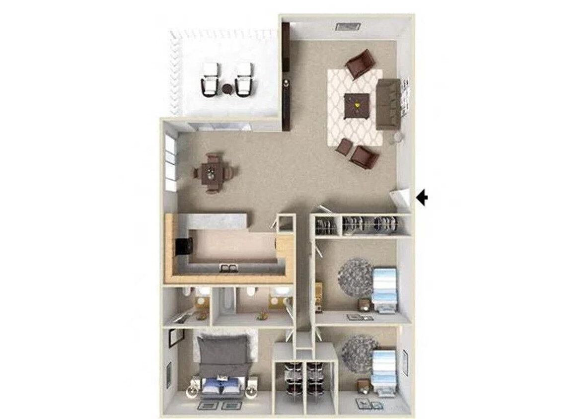 Floor Plan - The Santa Fe