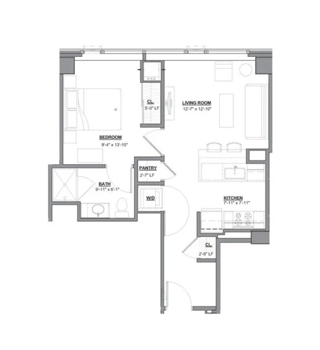 Photo - 1244 N Dearborn St Apartamentos