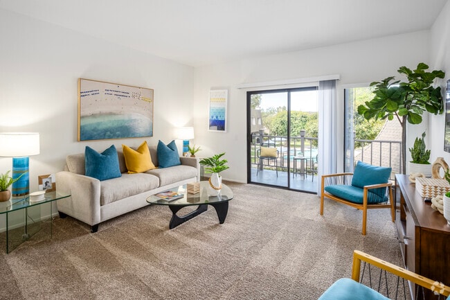 1BR, 1BA - 800SF - Living Room