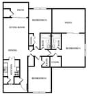 3BR/2BA