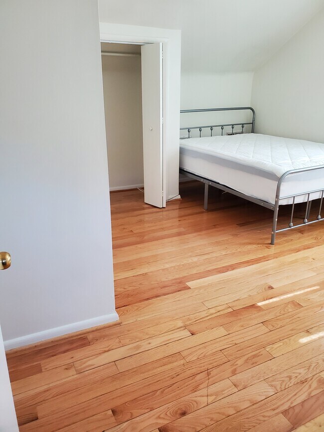 Bedroom with hardwood floors - 2509 10th St NE