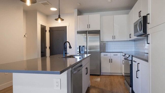 Kitchen with Stainless Steel Appliances