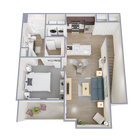 A1 1 Bed 1 Bath - Cathedral Lakes Apartments