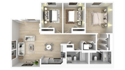 3 Bedroom Floorplan