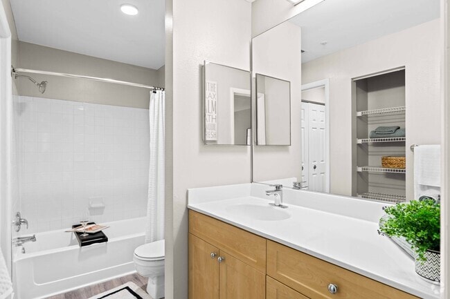 Model Unit - 1BR, 1BA - 700SF - Bathroom - Arbors on Duke