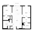 B1 floor plan Addison