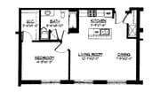 1 Bed / 1 Bath - 798 SF