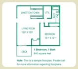 1BR/1BA
