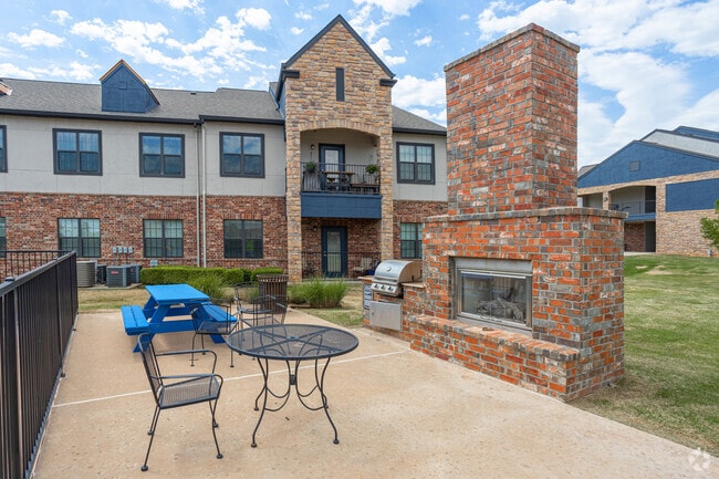 Barbecue Grill and Fireplace