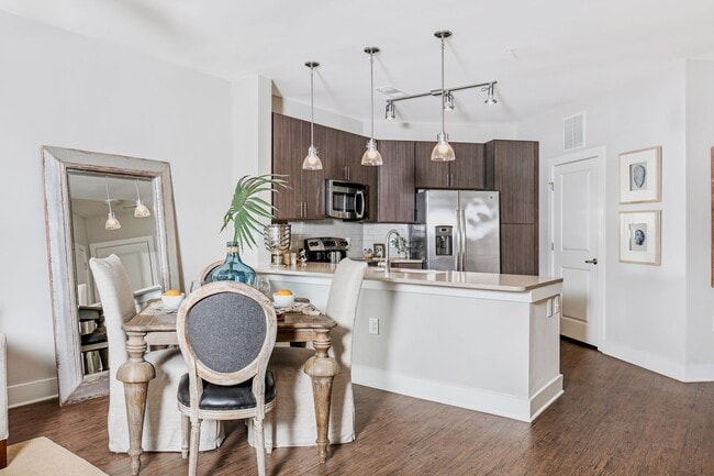 Kitchen and dining room
