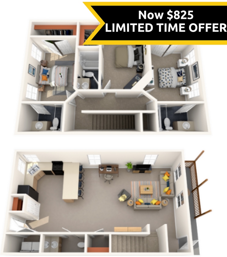3.35R Low Rate - 3BR/3.5BA Renovated