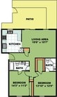 Two Bedroom Two Bathroom (c3)