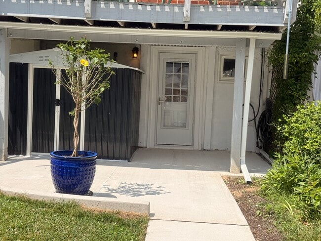 Private Entrance with Patio and Storage - 201 Ridge Ave Unit Ridge Ave