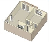1BR/1BA