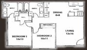 2 Bedroom 2 Bath