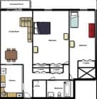 2BR/1BA