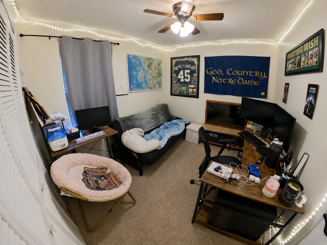 Photo - Indoor Balcony + Pet Friendly + Fenced In Yard + Attached Garage + Washer & Dryer Included! Avail...