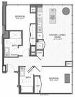 Unit 1830 Floor Plan