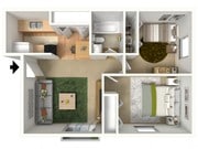 Two Bedroom | Creekwood Apartments | Apartments in Green Bay, WI