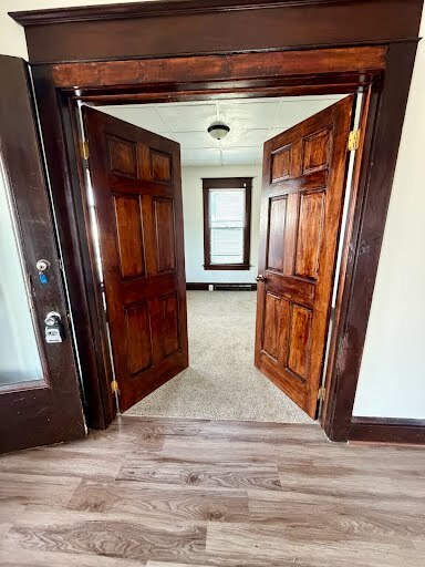 Swinging double pocket doors - 1619 S 14th St Unit 1619