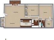2BR 1.5BA Apartment