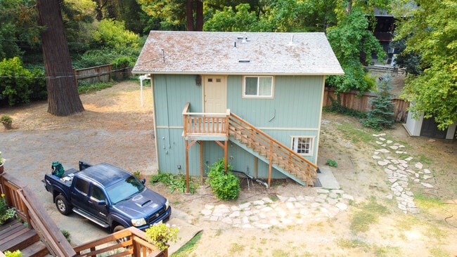 cabin from drone vantage - 150 Park Ave
